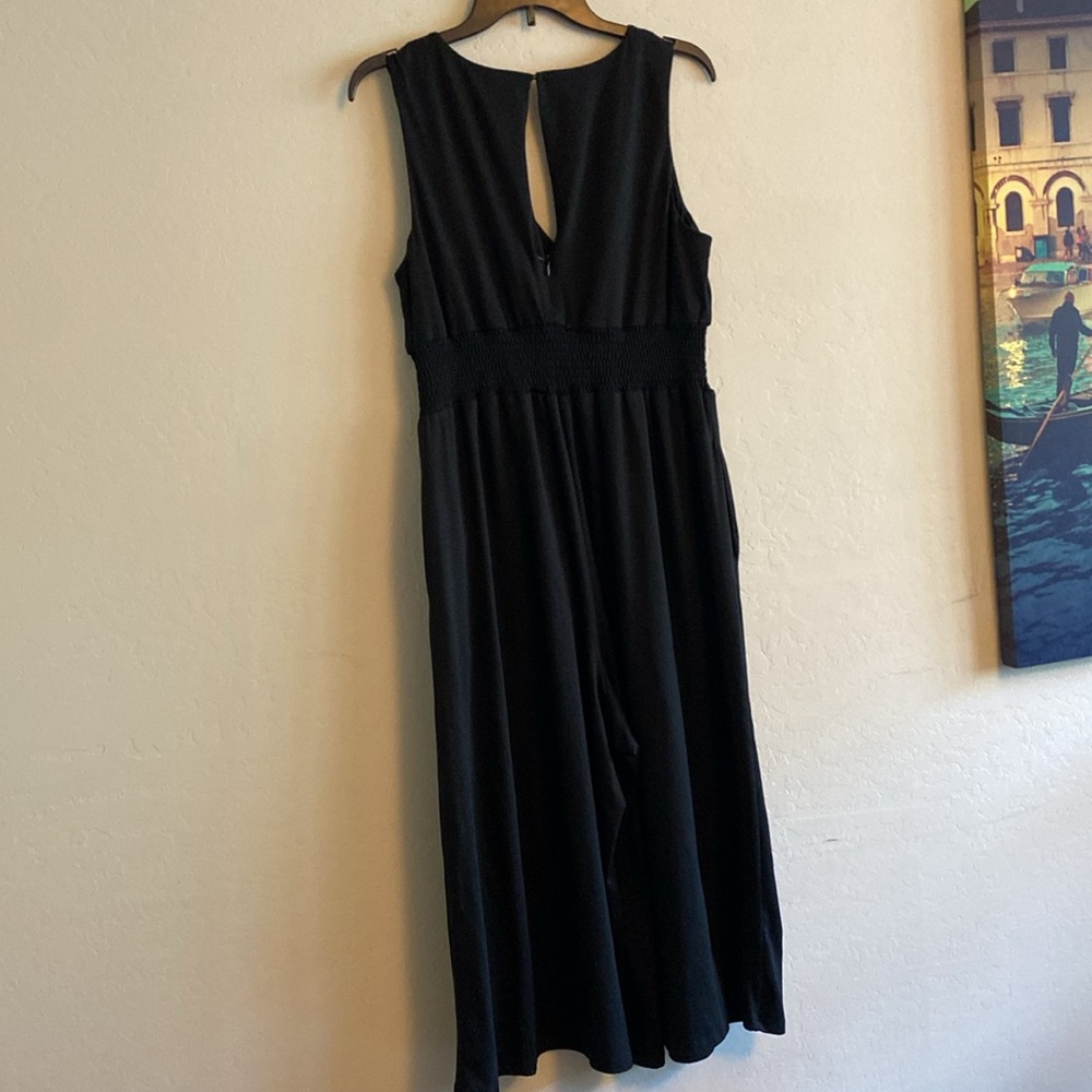 Hutch Wide Leg Knit Jumpsuit size M black - Picture 9 of 12